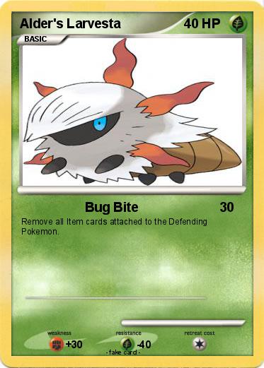 Pokemon Alder's Larvesta