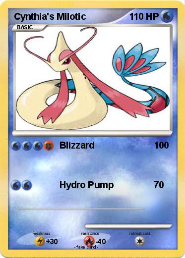 Pokemon Cynthia's Milotic