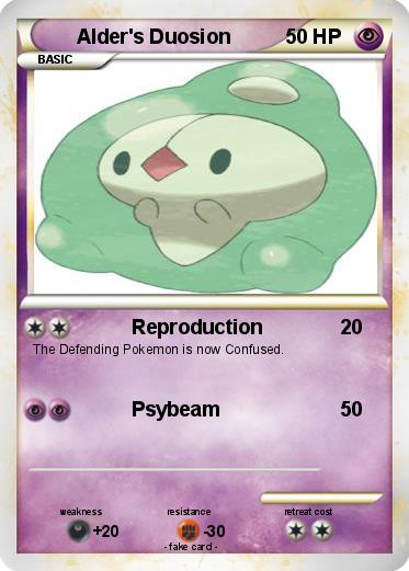 Pokemon Alder's Duosion