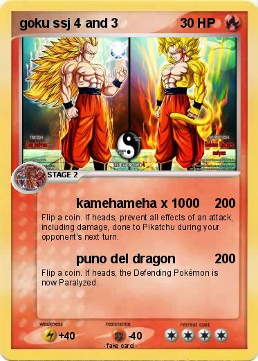 Pokemon goku ssj 4 and 3