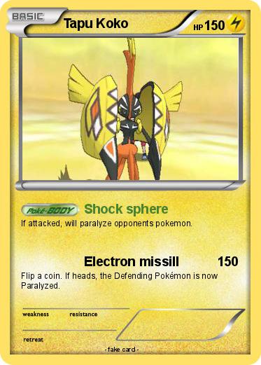 Pokemon Tapu Koko