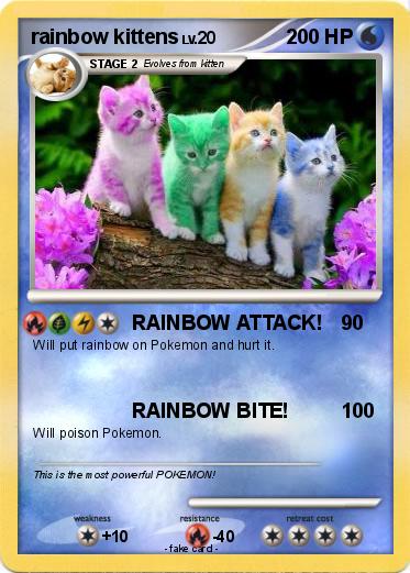 Pokemon rainbow kittens