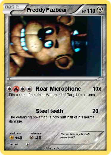 Pokemon Freddy Fazbear