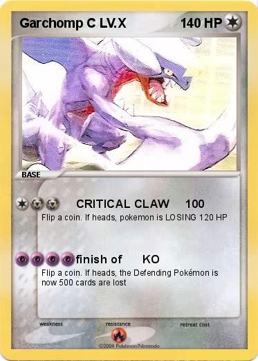 Pokemon Garchomp C LV.X             