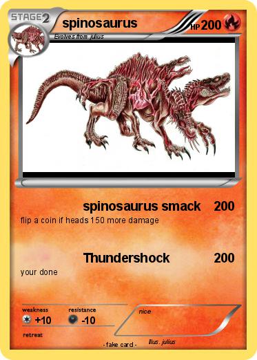 Pokemon spinosaurus