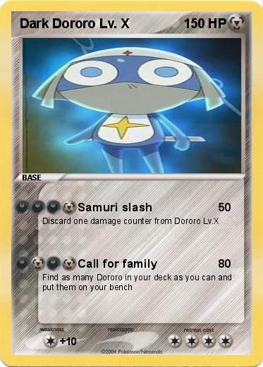 Pokemon Dark Dororo Lv. X