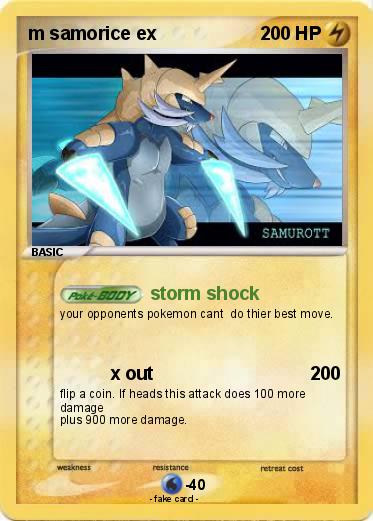 Pokemon m samorice ex