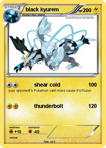 Pokemon black kyurem