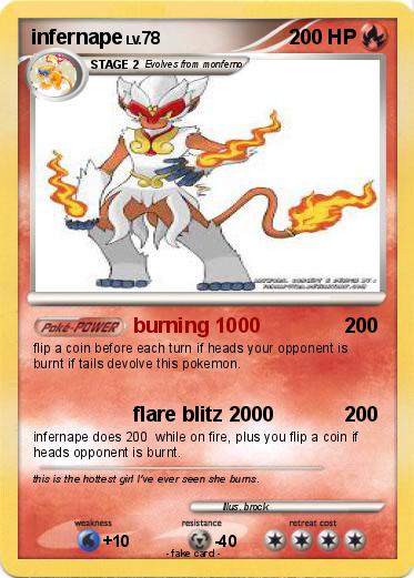Pokemon infernape