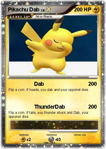 Pokemon Pikachu Dab