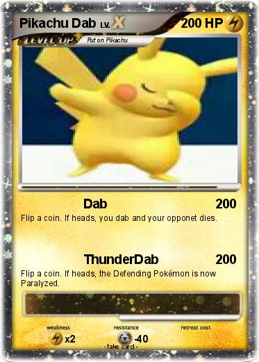 Pokemon Pikachu Dab