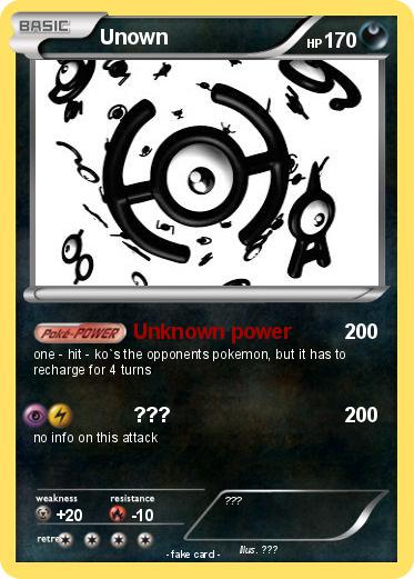 Pokemon Unown