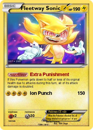 Pokemon Fleetway Sonic