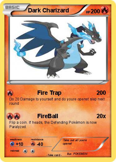 Pokemon Dark Charizard