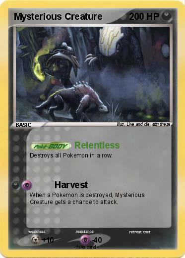Pokemon Mysterious Creature