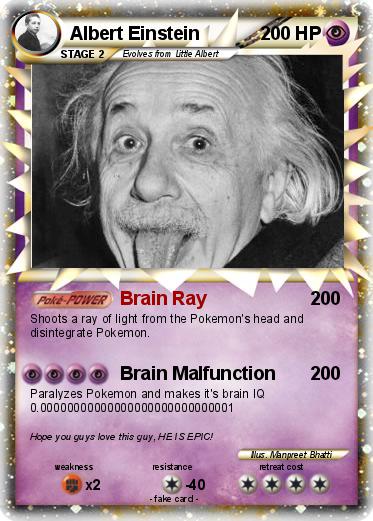 Pokemon Albert Einstein