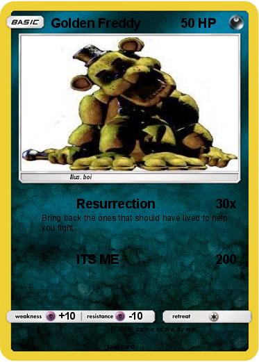 Pokemon Golden Freddy