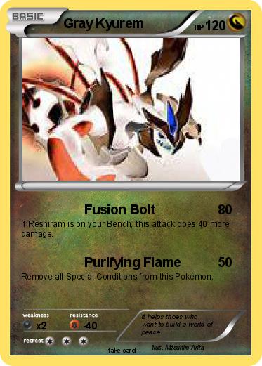 Pokemon Gray Kyurem