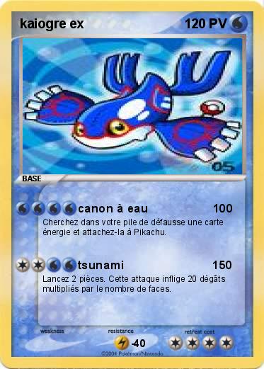 Pokemon kaiogre ex