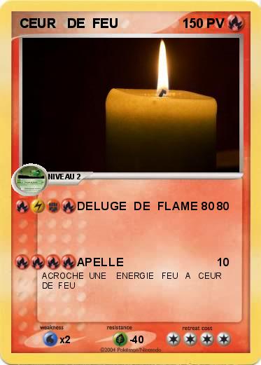Pokemon CEUR   DE  FEU