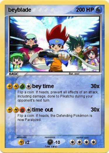 Pokemon beyblade