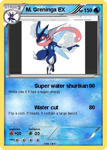 Pokemon M. Greninga EX
