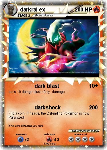 Pokemon darkrai ex