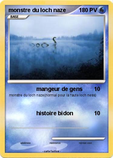 Pokemon monstre du loch naze