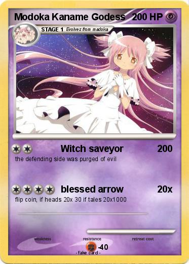 Pokemon Modoka Kaname Godess