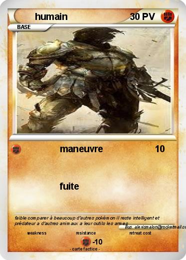 Pokemon humain