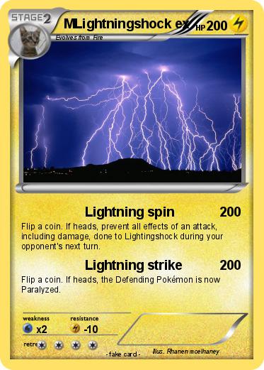 Pokemon MLightningshock ex