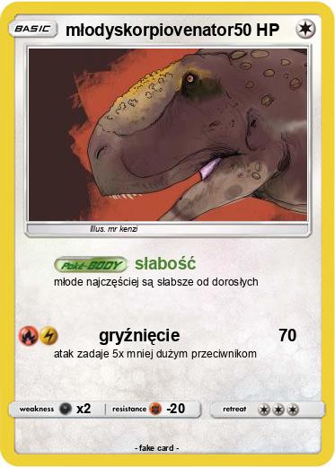 Pokemon młodyskorpiovenator
