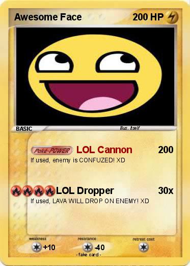 Pokemon Awesome Face
