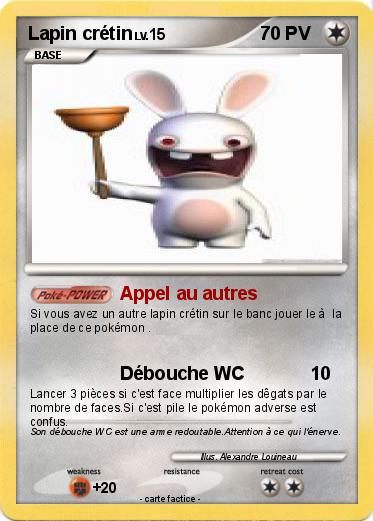 Pokemon Lapin crétin