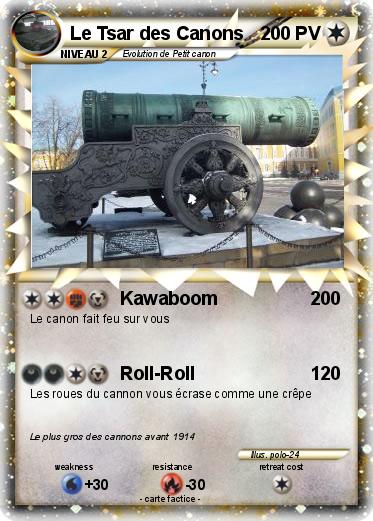 Pokemon Le Tsar des Canons