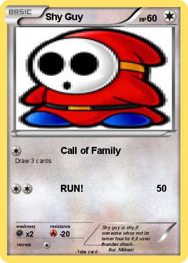 Pokemon Shy Guy
