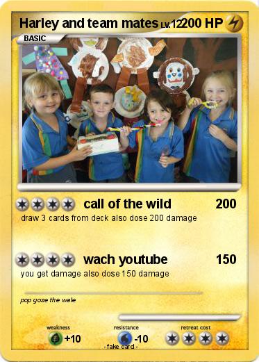 Pokemon Harley and team mates