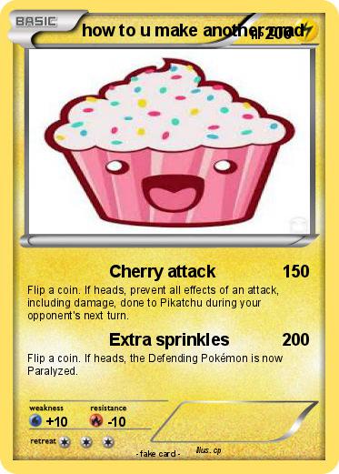 Pokemon how to u make another crad