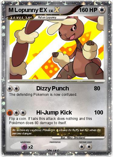 Pokemon M Lopunny EX