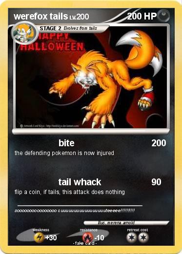 Pokemon werefox tails