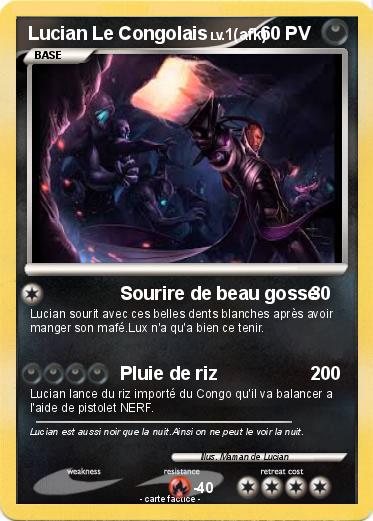 Pokemon Lucian Le Congolais