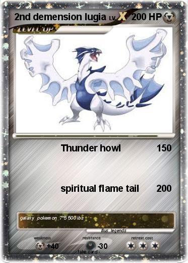 Pokemon 2nd demension lugia