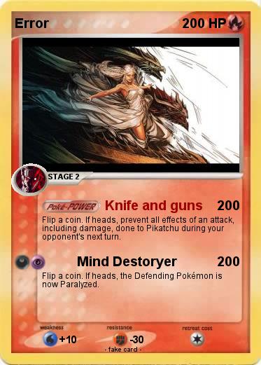 Pokemon Error
