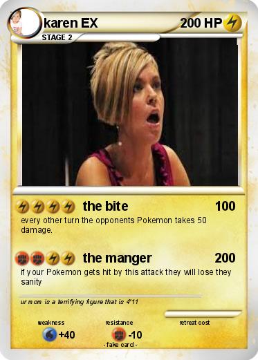 Pokemon karen EX