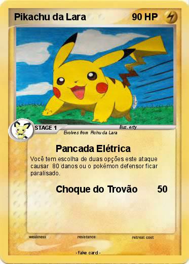 Pokemon Pikachu da Lara