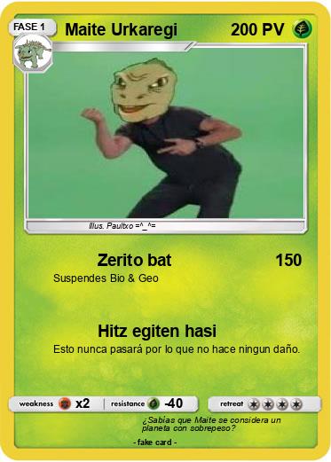 Pokemon Maite Urkaregi