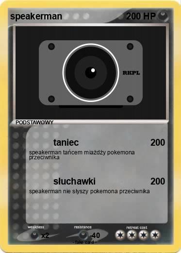 Pokemon speakerman