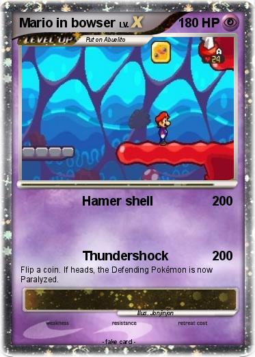 Pokemon Mario in bowser