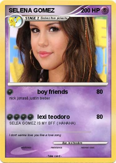 Pokemon SELENA GOMEZ
