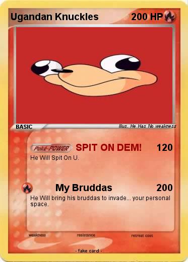 Pokemon Ugandan Knuckles